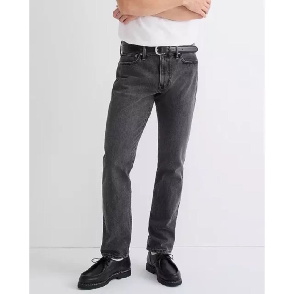J.CREW Men's 770™ Straight-fit stretch jean Black Wash Size 34 x 32 NWT